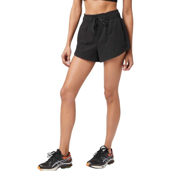 Lululemon Inner Glow Short 3” Terry Athletic Shorts Black Size 6 (Like New) - Picture 13 of 13